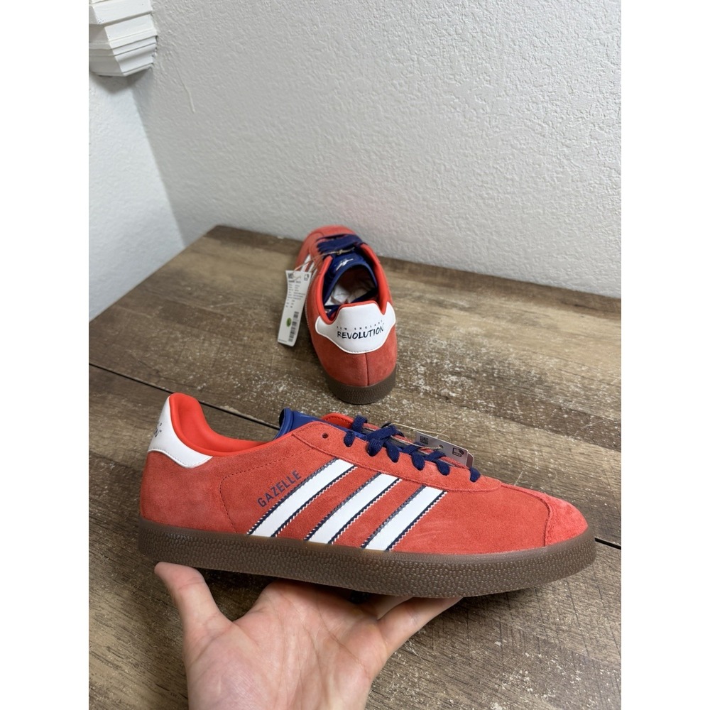 Adidas Gazelle MLS NE Revolution SAMPLE Sneakers Men's Sz 11 JR4174 FIFA Soccer